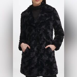 Kenneth Cole Faux Fur Jacket